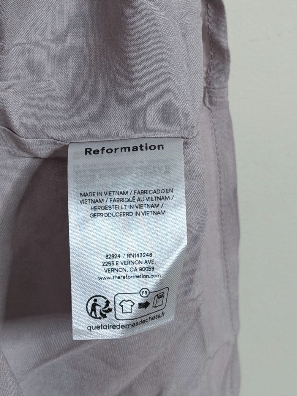 Reformation Rhett Dress Audrie Check - Picture 15 of 16